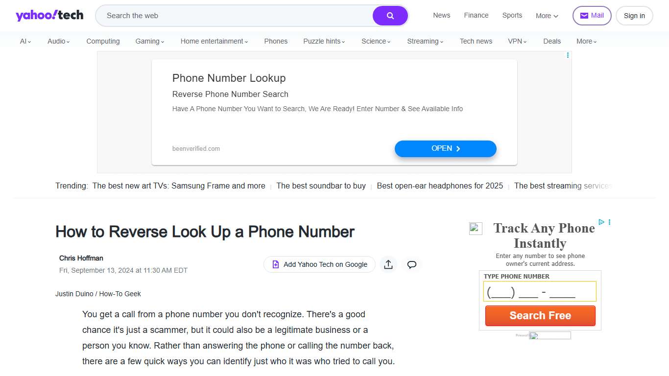 How to Reverse Look Up a Phone Number